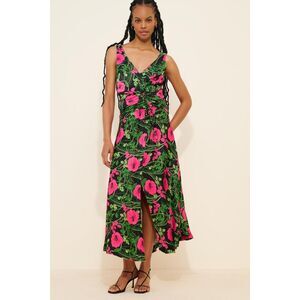 Maeve Ruched Midi Dress 8